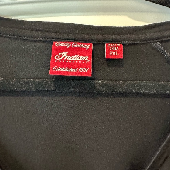 COPY - INDIAN MOTORCYCLE BRAND WOMEN’S V-NECK EMBELLISHED SHORT SLEEVE TEE.  SI… - Picture 6 of 6